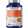 NusaPure Liposomal Vitamin C 2032mg - 200 Veggie Capsules with BioPerine - High Absorption Ascorbic Acid