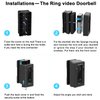 Anti-Theft Doorbell Corner Mount with Adjustable Angle,Mounting Bracket for Doorbell Cover Holder Not Block Doorbell Sensor