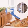 Andiker No-Drip Dog Water Dispenser Bottle-Dog Kennel Cage Water Dispenser Water Drinker Kettle for Pets can be Raised and Lowered Drinking Water Feeding Cage Water Bottle for Dogs