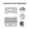 Barber Clippers Blade Replacement with 10pcs Clipper Guards Compatible with Wahl Magic Clip Senior Clippers Cordless Professional 5 Star Series Super Taper/Taper 2000/Icon Sterling 3/9