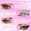 Lash Clusters Wispy 168 Pcs Natural Cluster Lashes D Curl DIY Eyelash Extensions Mix Length Individual Eyelash Clusters Super Thin Band (Mix 11-13mm D Curl)