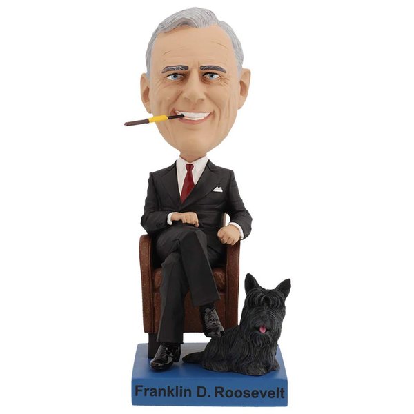 Royal Bobbles Franklin Delano Roosevelt 32nd President of The United States Collectible Bobblehead Statue