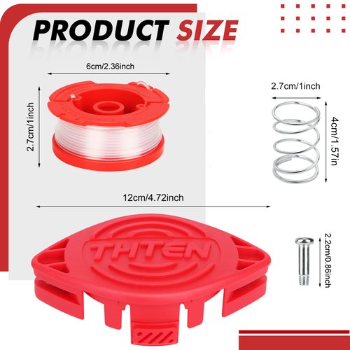 THTEN CMZST0653 CMZST065 Trimmer Blades Head Replacement Spool 30Ft 0.065" Compatible with Craftsman CMCST900,CMESTA900,CMESTE920,CMZST98020,CMCST915,CMEST913 Weed Eater String (19Pack)