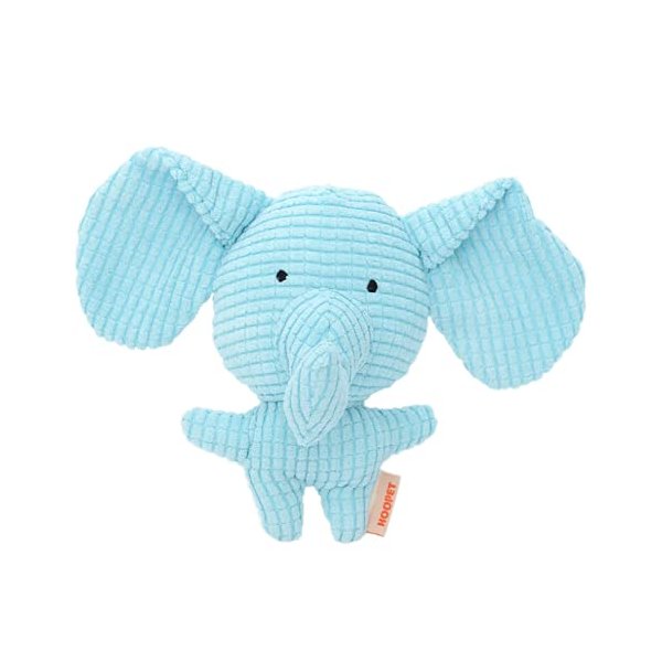 NewMe Cute Stuffed Squeak Dog Toys Chewers Toy Elephant Piggy Cows Toy for Small Medium Dog (Elephant)