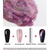 Major Dijit 15ml 9D Wide Cat Eyes Gel Nail Polish Magnetic Starry Sky Galaxy Gel Polish Aurora Glitter Galactic Effect Nail Polish