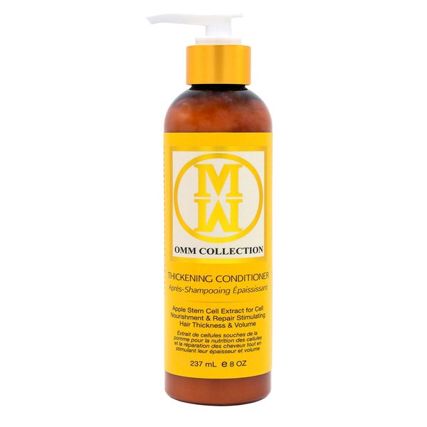 OMM Collection Hair Repairing Deep Conditioner For Dry & Damaged Hair. Prevents Hair Loss & thinning. Natural thickening hair detangler Conditioner For Curly - Unisex. 8 Oz