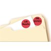 Avery Print/Write Self-Adhesive Removable Labels, 0.75 Inch Diameter, Red, 1008 per Pack (5466)