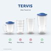 Tervis Travel Lid Made in USA Double Walled Insulated Tumbler Travel Cup Keeps Drinks Cold & Hot, Fits 24oz Tumblers & 16oz Mugs, Red