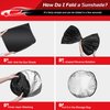ARISMOTOR Windshield Sun Shade for Toyota Camry LE XLE Hybrid SE XSE Sedan 2018-2024, Custom Fit Foldable Front Window Sunshade Sun Visor Protector, Block UV Rays Keep Your Car Cooler