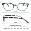 OLOMEE Reading Glasses Women Round Readers Glasses +1.25 for Small Head/Petite Face Cheaters W/Lightweight&Comfortable Fit 4 Pack