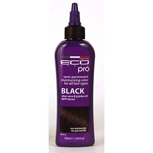 Eco Pro Hair Color Black (Pack of 4)