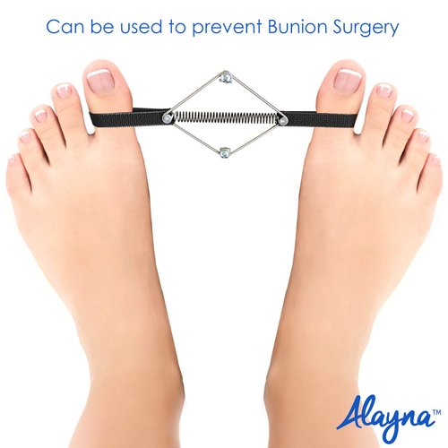 Premium Bunion Corrector, Bunion Toe Straightener, Toe Stretcher & Separator - Instant Therapeutic Relief for Hammer Toes & Bunions - Toe Exerciser Originates from The Pilates Method
