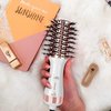 Travel Hair Dryer Brush Blow Dryer Brush in One, Mini Oval Hot Air Brush, Hair Trends Nano Titanium 2 Inch One Step Hair Dryer & Styler Volumizer