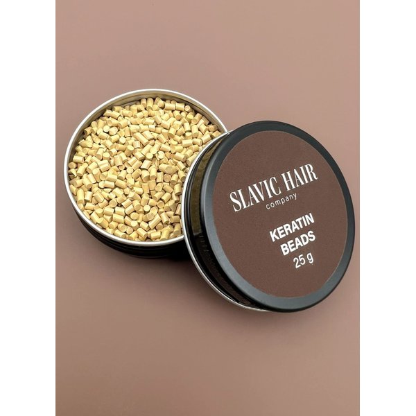 0.9 OZ Hair extension keratin granules (beige)