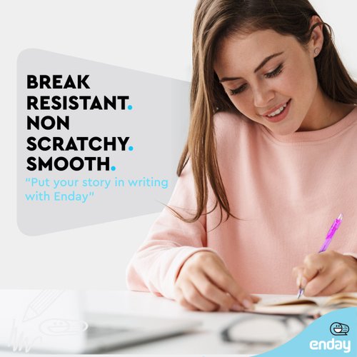 Enday Mechanical 0.9 Lead Pencil and Eraser Refills, Black HB #2 Lead 0.5 Refill, White Eraser Refills for Pencil Tops, Pack of 3 (20 Pieces of Lead and 6 Erasers per Tube)