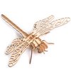 3D Wooden Insect Puzzle - 6 Piece Set Insect Animal Skeleton Assembly Model Puzzle - DIY Wooden Crafts 3D Puzzle - STEM Toys Gifts for Kids and Adults Teens Boys Girls