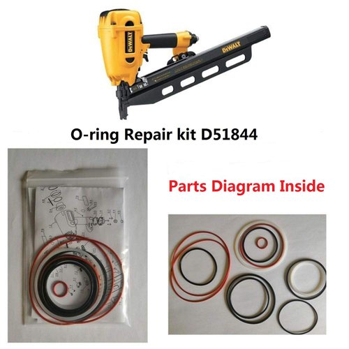 O-ring Maintenance Rebuild Kits for DeWALT Framing Nailer Universal D51844 D51845 D51822 NEW
