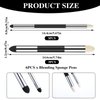 Wanmu 6 Pcs Artist Blending Sponge Pen Double Headed Reusable Sketch Wipe Sponge Brush Washable Rubbing Drawing Art Soft Blending Tools for Drawing Highlight Lightening Shadow Detail Correcting Pen