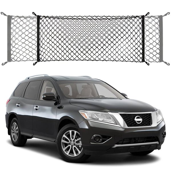 Cargo Trunk Net Compatible with Nissan Pathfinder 2024 2023 2022 2021 2020 2019 2018 2017 2016 2015 2014 2013 New Accessories