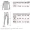FITEXTREME MAXHEAT Mens Thermal Underwear Long Johns Set with Fleece Lined Grey L