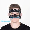 Qiancheng Nose Guard Face Shield for Broken Nose, Adjustable Face Guard with Padding, Protection from Impact Injuries to Nose and Face for Unisex Adult, QC-L2 Black