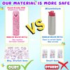 YOFUN Create Your Water Bottle with Tons of Rhinestone Gem Stickers - Craft Kit & DIY Art Set for Children, Gift for Girls - 17 OZ BPA Free Stainless Steel Vacuum Insulated Mug (Gemstone)