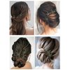3pcs Green Wedding Hair Pins for Bride Crystal Bridal U Hair Pins for Women Rhinestone Hairpins for Wedding Party Brides Bridesmaids Women