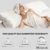 ZIMASILK 22 Momme 100% Mulberry Silk Bonnet for Sleeping & Women Hair Care, Highest Grade 6A Silk hair wrap for sleeping with Premium Elastic Stay On Head (1Pc, Ivory)