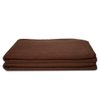 Deluxe Flannel Flat Massage Table Sheets by NRG - 100% Cotton Flannel Massage Linens - 160 GSM, 200 Thread Count - Soft Double Brushed Cotton - Oversized for Better Coverage - 63" x 100 Dark Chocolate