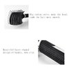 Curved Vented Styling Hair Brush, 2PCS Anti Frizz Hair Detangling Brush, Vent Hair Brush, Curved Anti Static Styling Tool for Wet Hair or Dry Hair(Black,White)