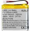 HXJNLDC 3.7V 1200mah Li-Polymer Battery Replacement for Sony WH-1000XM3、WH-1000XM4、WH-XB900N、WH-H910N、WH-CH710N Bluetooth Wireless Noise canceling Stereo Headset SM-03 SP 624038