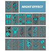 Onogola 20 Sheets Glow In The Dark Butterfly Temporary Tattoos for Women Girls, Luminous Flower Butterflies Wings Kids Fake Tattoo Stickers Art Makeup Waterproof for Face Body Arm Party Favors