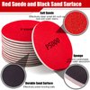 12 Pieces Bowling Sanding Pads Grit 200, 400, 500, 800, 1000, 1200, 1500, 2000, 2500, 3000, 4000, 5000, Round Bowling Ball Spinner Bowling Ball Sand Pads Resurfacing Polishing Cleaning Kit