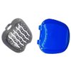 KISEER Denture Bath Case Cup Box Holder Storage Soak Container with Strainer Basket for Travel Cleaning (Blue)