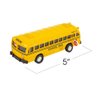 ArtCreativity 5 Inch Pull Back School Bus Playset, Set of 2 Classic School Buses, Diecast Bus Toy Set with Pull Back Mechanisms, Great Party Favors, Gift Idea for Boys and Girls