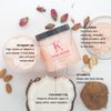 Keralove Rose Scrub with Collagen and Stem Cells 12 oz - Exfoliating Himalayan Salt Scrub for Cellulite - Deep Cleansing for Acne, Scars, Wrinkles - Moisturizes Skin
