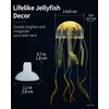 Uniclife 6 Pcs Glowing Jellyfish Ornament Decoration for Aquarium Fish Tank