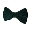 PACGOTH Bow Ties for Men Pre-Tie Bow Ties Vintage Tuxedo Velvet Bow Ties Cufflinks Pocket Square Sets With Gift Box (Dark Green)