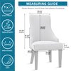Liykimt Stretch Wingback Side Chair Slipcover-Accent Chair Cover Slipcover with Arm,Washable Upholstered Arm Dining Chair with Nailed Trim Protector for Dining Living Room Set of 2,Beige