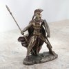 Veronese Design 4 Inch Miniature Greek Spartan Warrior Leonidas Resin Figurine Educational Collectible