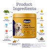 Moe’s Skin & Coat Omega 3, 6, 9 and Vitamin Supplement for Dogs- Supports Dryness, Itch Relief, & Thick, Shiny Coats- Premium Wild Alaskan Salmon Oil- For All Ages and Breeds- 90 Salmon Flavored Chews