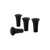 iSaddle Rubber Cap for X-Grip Mount Holder Compatible with RAM Bicycle Motorcycle Phone Holder Stand - Non-Slip Phone Mount Bracket Cap Replacement for X-Grip Rubber Cap RAP-UN-CAP-4U (4PCS Black)