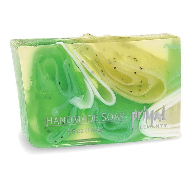 Primal Elements Bar Soap in Shrinkwrap, Lemongrass and Cranberry Seeds, 6 Ounce