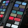 Smokey Eyeshadow Makeup Palette, 16 Colors Cool Toned Shimmer Matte Metallic Glitter Eye Shadow Long Lasting Waterproof Blendable Black Red Green Blue Glitter Neutral Holographic Eyeshadow Makeup
