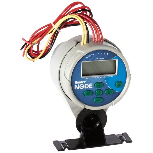 HUNTER Sprinkler Node400 Node 4-Station Irrigation Controller, Grey