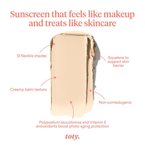 Ilumina CC Creamy Compact SPF 50+ Mineral Broad Spectrum Sunscreen for Face - Tinted Blurring Balm SPF- Matte, Light Coverage - Water & Sweat Resistant - All Skin Types - By Sofia Vergara, 10g 1W