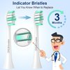 MRYUESG Toothbrush Replacement Heads Compatible with Philips Sonicare, 10 Pack, MRYUESG Electric Brush Head for Phillips C2 4100 Plaque Control