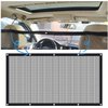 STARROAD-TIM Dog Car Barrier Vehicle Pet Barrier Backseat Mesh Dog Car Divider Net with Adjusting Rope and Hook Suitable for SUV Pickup and Small Car (43.3in x 23.62in)