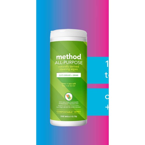Method Cleaning Wipes Lime 30PK