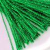 The Crafts Outlet Chenille Sparkly Stems, Pipe Cleaner, 20-in (50-cm), 50-pc, Light Green